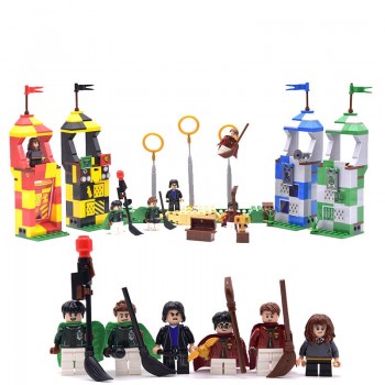 Harri Potter Hogwarts Castle Express Train Building Blocks House Mini Bricks Figures Toys For Children Fantastic Beasts legoings
