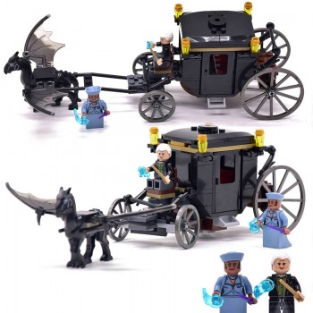 Harri Potter Hogwarts Castle Express Train Building Blocks House Mini Bricks Figures Toys For Children Fantastic Beasts legoings