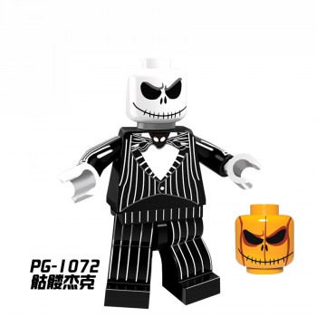 For legoing Halloween Grinch Christmas The Horror Theme Movie Figures ghost monster Warrior Jason Building Blocks Children Toys