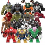Giant LegoING Duplos Building Blocks  Super Heroes Avengers Infinity War Thanos Hulk Iron Man Spiderman Compatible with LegoING