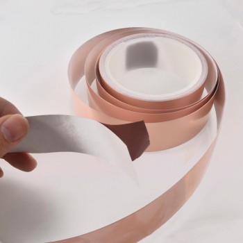 35mm x10M Adhesive Single Face Electric Conduction Copper Foil Tape EMI Shielding Guitar Slug