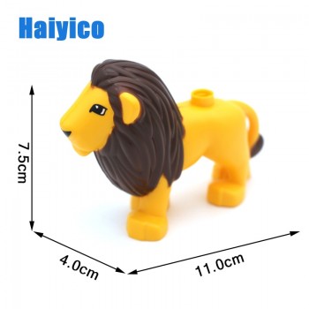 Animal Zoo Original Big Building Blocks Classic Accessories Compatible with Duplo Figure Set Bricks Children Baby Toys DIY Gift