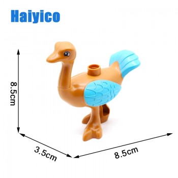 Animal Zoo Original Big Building Blocks Classic Accessories Compatible with Duplo Figure Set Bricks Children Baby Toys DIY Gift