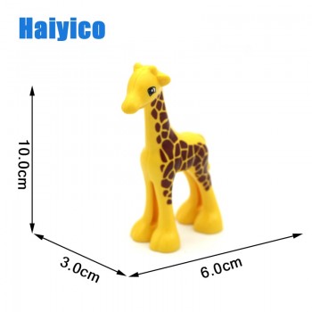 Animal Zoo Original Big Building Blocks Classic Accessories Compatible with Duplo Figure Set Bricks Children Baby Toys DIY Gift
