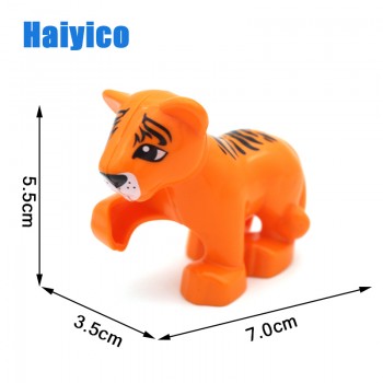 Animal Zoo Original Big Building Blocks Classic Accessories Compatible with Duplo Figure Set Bricks Children Baby Toys DIY Gift