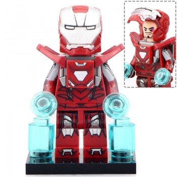 Single Legoings 0246 DE-Mark33 Iron Man Super Hero The Avengers Ironman Building Blocks Mini-block Toys Children Gift