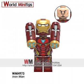 Single Legoings 0246 DE-Mark33 Iron Man Super Hero The Avengers Ironman Building Blocks Mini-block Toys Children Gift