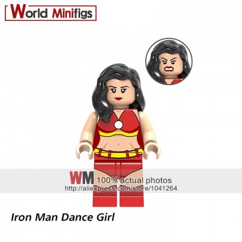 Single Legoings 0246 DE-Mark33 Iron Man Super Hero The Avengers Ironman Building Blocks Mini-block Toys Children Gift