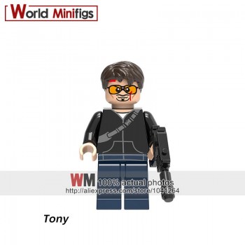 Single Legoings 0246 DE-Mark33 Iron Man Super Hero The Avengers Ironman Building Blocks Mini-block Toys Children Gift