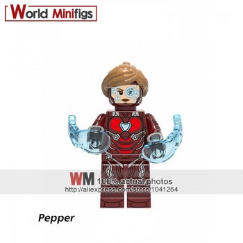 Single Legoings 0246 DE-Mark33 Iron Man Super Hero The Avengers Ironman Building Blocks Mini-block Toys Children Gift