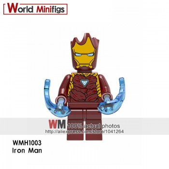 Single Legoings 0246 DE-Mark33 Iron Man Super Hero The Avengers Ironman Building Blocks Mini-block Toys Children Gift