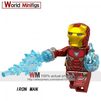 Single Legoings 0246 DE-Mark33 Iron Man Super Hero The Avengers Ironman Building Blocks Mini-block Toys Children Gift