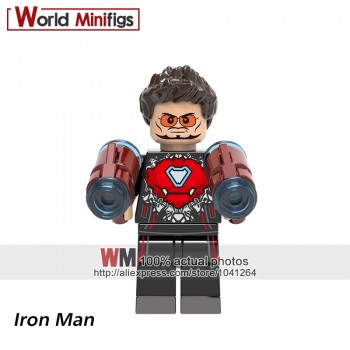 Single Legoings 0246 DE-Mark33 Iron Man Super Hero The Avengers Ironman Building Blocks Mini-block Toys Children Gift