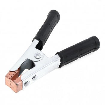 2 Pcs 130mm Iron Galvanizing Car Batteries Alligator Clips with Soft Silica Gel Insulated Jacket Voltage Tester