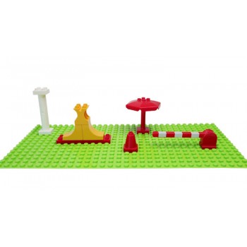 512 Duploe Big Bricks Base Plate 16*32 Dots 51*25.5cm Baseplate Building Blocks Toys For Children Compatible LegoINGLYs Duplos