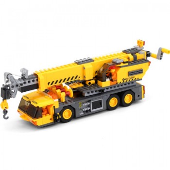 380Pcs LegoINGs City Engineering Construction Crane Lift Model Building Blocks Sets Bricks Figures Educational Toys for Childre
