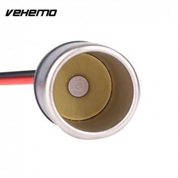 VEHEMO Cars DC 12V Cigarette Lighter Seat Take Electricity Storage Battery Outdoors Motorcycles Universal Adapter Plug Socket