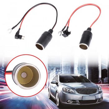 DC 12V Universal Power Connection Fuse Positioning Cigarette Lighter Seat Auto Parts Adapter Plug Socket