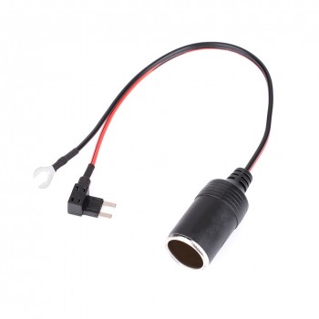 DC 12V Universal Power Connection Fuse Positioning Cigarette Lighter Seat Auto Parts Adapter Plug Socket