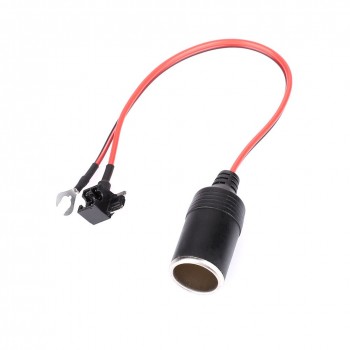DC 12V Universal Power Connection Fuse Positioning Cigarette Lighter Seat Auto Parts Adapter Plug Socket