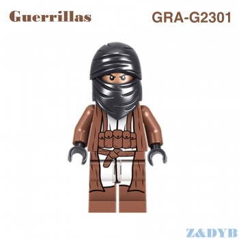 Single Sale Soldiers Commandos Army Weapons Military Figures Guns WW2 Model Building Block Brick Legoed Educational Children Toy