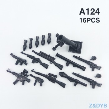 Single Sale Soldiers Commandos Army Weapons Military Figures Guns WW2 Model Building Block Brick Legoed Educational Children Toy