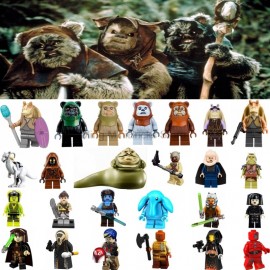 Legoing Star Wars Action Figures Ewoks Jabba StarWars Toys For Children Building Blocks Compatible With Legoings Star War Finn