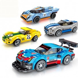 City Super Racers Speed Champions 2018 Supercar Racing Car model Building Blocks Bricks Kids Toys sets