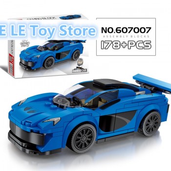 City Super Racers Speed Champions 2018 Supercar Racing Car model Building Blocks Bricks Kids Toys sets