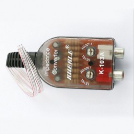 BEESCLOVER 12V Universal RCA Line Car Stero Radio Converters Speaker High To Low Car Amplifier Car Audio Impedance Converter r30