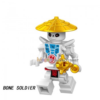 Legoings Ninjagoes Action Figure Bone Soldier Frakjaw Garmadon Weapon Skeleton Army Ninja Building Blocks gift Toys for Children