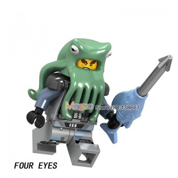 Legoings Ninjagoes Action Figure Bone Soldier Frakjaw Garmadon Weapon Skeleton Army Ninja Building Blocks gift Toys for Children