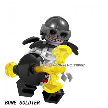 Legoings Ninjagoes Action Figure Bone Soldier Frakjaw Garmadon Weapon Skeleton Army Ninja Building Blocks gift Toys for Children