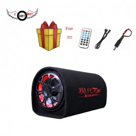 Shipping Free 5 inch 12v , 220v Car audio hifi  Active Booster speakers Tube, KTV boom box stage Hifi speaker Subwoofers