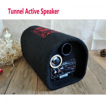 Shipping Free 5 inch 12v , 220v Car audio hifi  Active Booster speakers Tube, KTV boom box stage Hifi speaker Subwoofers