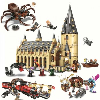Harry Potter Movie hogwarts Quidditch Match Building Blocks Bricks Toy Compatible LegoINGly 75956 75954 75955 75953 75952 75951