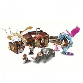 Harry Potter Movie hogwarts Quidditch Match Building Blocks Bricks Toy Compatible LegoINGly 75956 75954 75955 75953 75952 75951