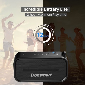 Original Tronsmart Element T2 Bluetooth 4.2 Mini Speaker Water Resistant Outdoor Portable Speaker