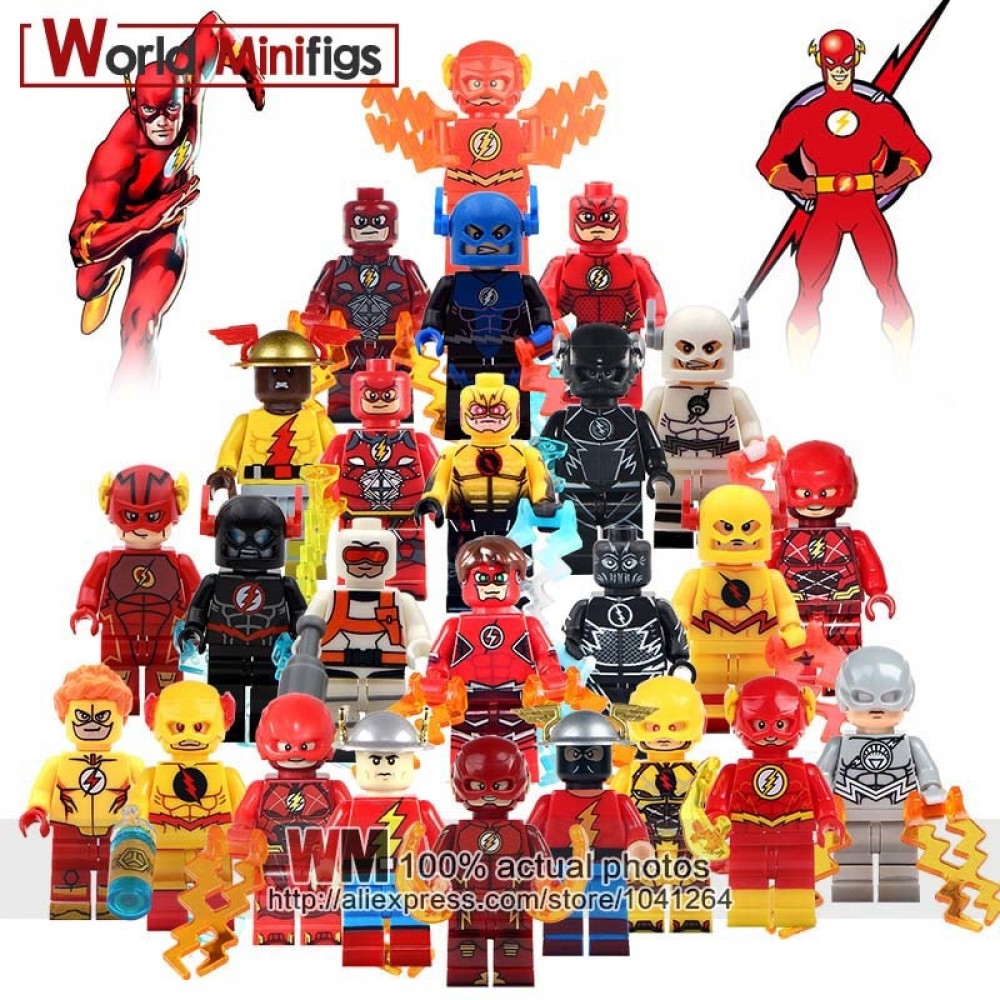 Single Sale DC Super Heroes The Flash Reverse Flash First Generation Action Figures Building Blocks Bricks Children Gifts Toys