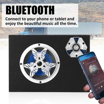 6 Inch Universal Car Bluetooth Speaker 600W Car Subwoofer Speaker Audio Stereo FM radio Car Speakers Sound