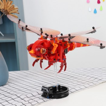 Simulated Insect Building Blocks DIY Dragonfly Bee Model Compatible LegoINGly Technic Creator