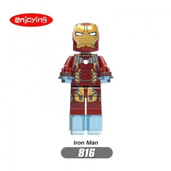 The Avengers 4 Figures Marvel Hulk Thanos Stan Lee Spiderman Toy Blocks Compatible Legoing Building Blocks DIY Toys for Children