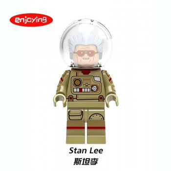 The Avengers 4 Figures Marvel Hulk Thanos Stan Lee Spiderman Toy Blocks Compatible Legoing Building Blocks DIY Toys for Children