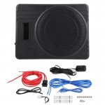 High Power Under-Seat Car Active Subwoofer Speaker Ultra-Thin  Subwoofer Enclosure Audio Bass Speaker Amplifier 10in 600W 12V