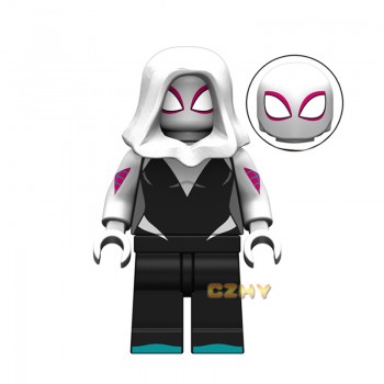 Marvel Ultimate Spider-Man Into the Spider-Verse Web Of Shadows Gwen Stacy Bricks Blocks Gift Toys Legoe Minifigured KT1016