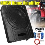10 Inch 600W Car Speaker Truck Subwoofer Amplifier Amp Slim Under-Seat Super Bass  Car Subwoofer Amplifier Car Speaker
