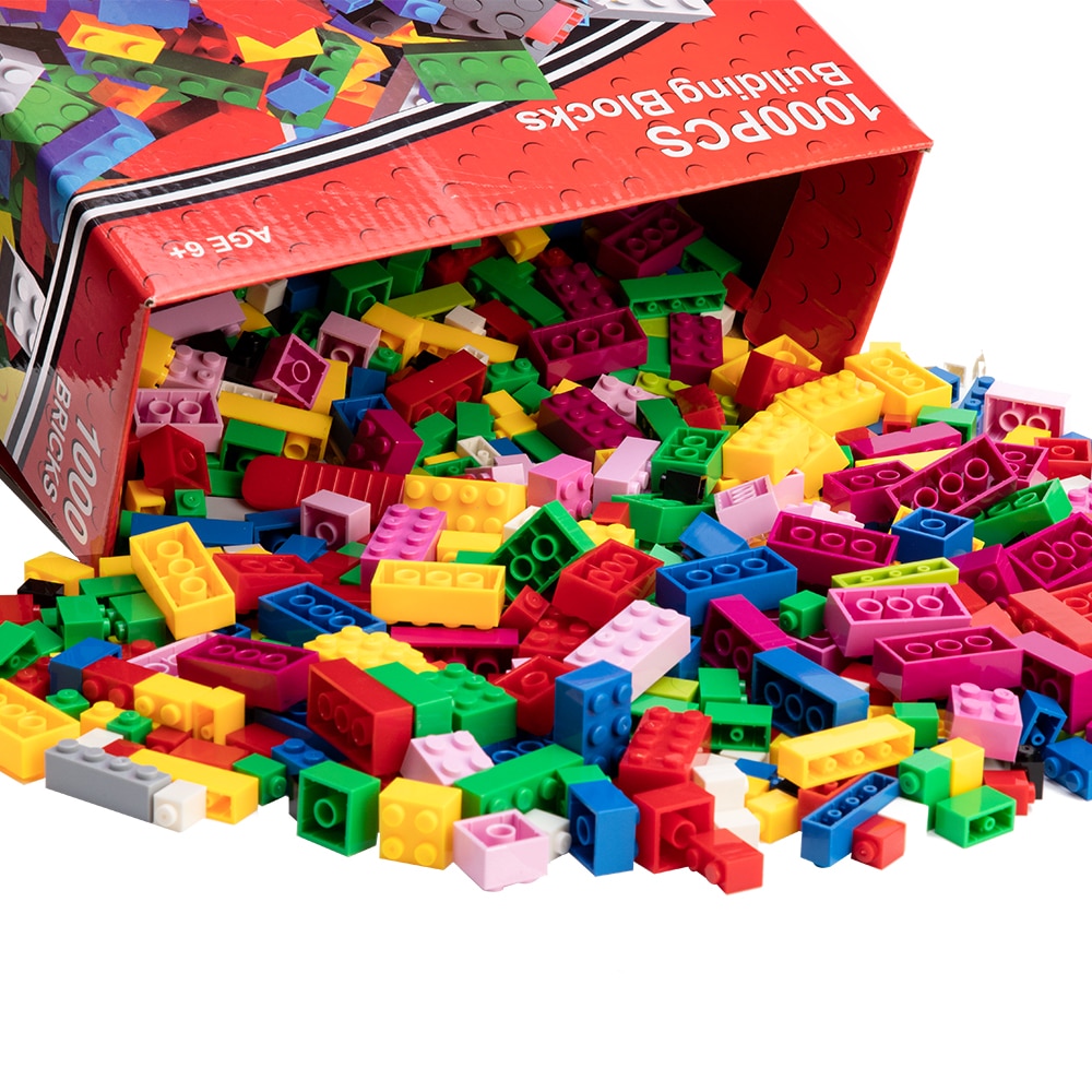 1000/2000Pcs City Building Blocks Creative Bulk Sets Compatible With LegoINGs DIY Educational bricks Assembly Toys for Children