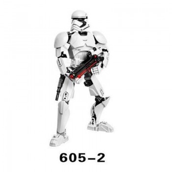 28 Style Star War The Last Jedi Buildable Action Figure Rey Kylo Ren Luke Skywalker Building Block Toy compatible with legoINGly