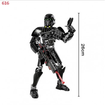28 Style Star War The Last Jedi Buildable Action Figure Rey Kylo Ren Luke Skywalker Building Block Toy compatible with legoINGly
