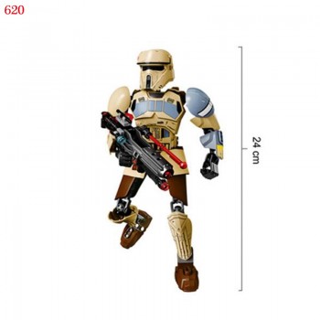 28 Style Star War The Last Jedi Buildable Action Figure Rey Kylo Ren Luke Skywalker Building Block Toy compatible with legoINGly